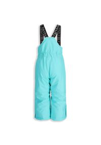 Spodnie narciarskie dziecięce z szelkami ocieplane Lemon Explore ZL5 turkusowe. Kolor: niebieski. Materiał: poliester. Sezon: zima. Sport: narciarstwo #2