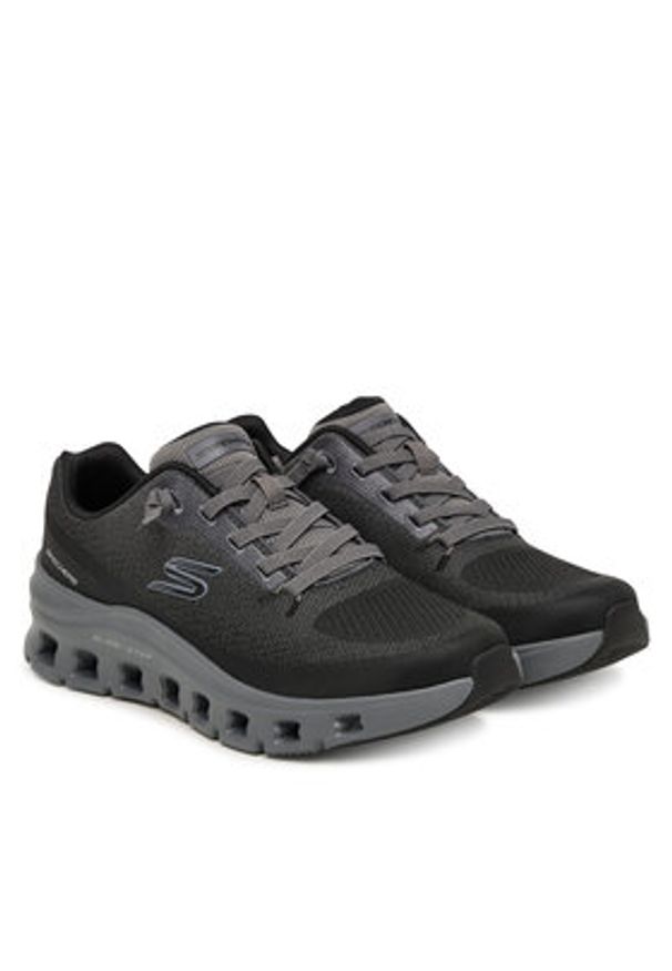 skechers - Skechers Sneakersy Glide-Step Pro - Waverra 233132/BKCC Czarny. Kolor: czarny. Materiał: materiał