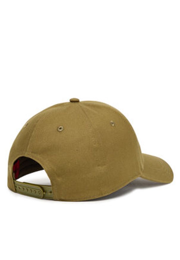 Hugo - HUGO Czapka z daszkiem 50533410 Zielony. Kolor: zielony. Materiał: materiał, bawełna