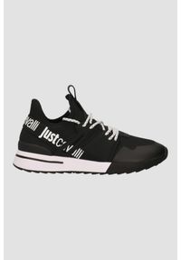 Just Cavalli - JUST CAVALLI Czarne sneakersy Fondo Action Basic, Rozmiar 43. Kolor: czarny