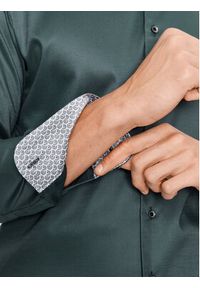 Eterna Koszula 4102/F142 Zielony Slim Fit. Kolor: zielony. Materiał: bawełna #2