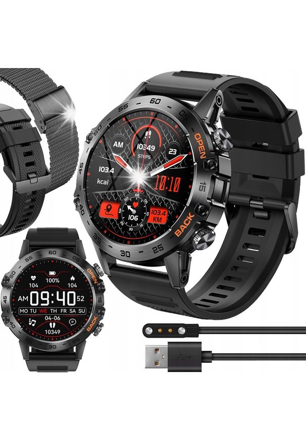 Smartwatch JG Smart SMARTWATCH ZEGAREK MĘSKI MENU PL ROZMOWY SMART WATCH WODOODPORNY + GRATIS. Rodzaj zegarka: smartwatch