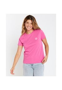 Rip Curl Re-Entry Crew Tee - Hot Pink. Kolor: różowy #1