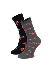 Lasocki Skarpety długie 2MB-002-AW24 (2-pack) Szary. Kolor: szary. Materiał: bawełna