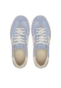 Elisabetta Franchi Sneakersy SA-51G-51E2-V400 Niebieski. Kolor: niebieski. Materiał: zamsz, skóra