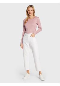 United Colors of Benetton - United Colors Of Benetton Jeansy 4LYX575C3 Biały Mom Fit. Kolor: biały