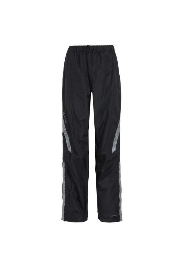 Vaude - Spodnie przeciwdeszczowe VAUDE II. Kolor: czarny. Długość: długie. Sport: kolarstwo