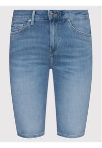 TOMMY HILFIGER - Tommy Hilfiger Szorty jeansowe Venice WW0WW33211 Niebieski Slim Fit. Kolor: niebieski. Materiał: jeans, bawełna #4