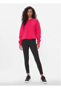 Tommy Jeans Bluza Tonal DW0DW16402 Różowy Relaxed Fit. Kolor: różowy. Materiał: bawełna