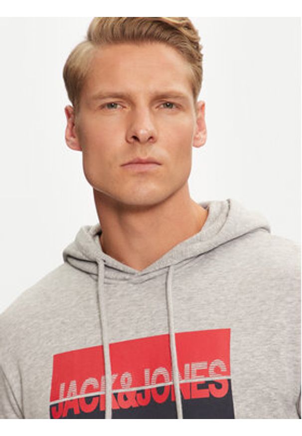 Jack & Jones Bluza Nolan 12256849 Szary Standard Fit. Kolor: szary. Materiał: bawełna