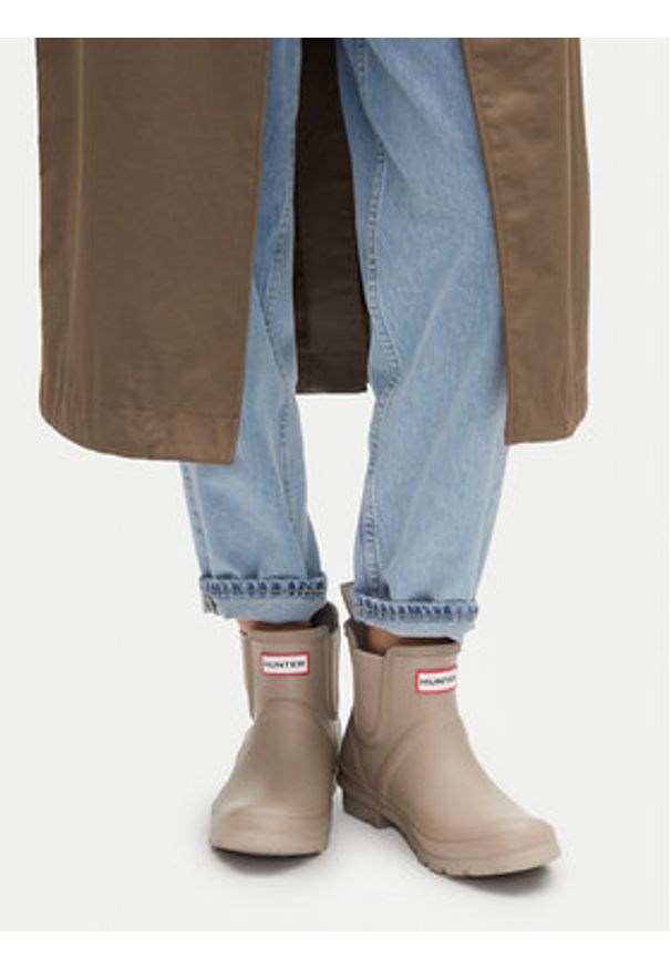 Hunter Kalosze HFW-001 Brązowy. Kolor: brązowy. Materiał: syntetyk, kauczuk