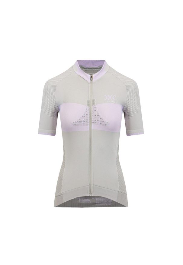 XBIONIC - Koszulka rowerowa damska X-Bionic Invent 4.0 szara. Kolor: szary. Sport: kolarstwo