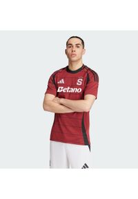 Adidas - Koszulka Sparta Prague 24/25 Home. Kolor: czerwony. Sport: piłka nożna