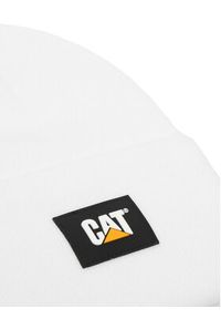 CAT Footwear Czapka Label Cuff 1090026 Biały. Kolor: biały. Materiał: akryl #2
