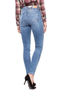 Wrangler - WRANGLER HIGH RISE SKINNY BEST BLUE W27HX794O. Stan: podwyższony #10