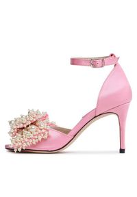 Custommade Sandały Marita Pearl 998623031 Różowy. Kolor: różowy. Materiał: materiał #5
