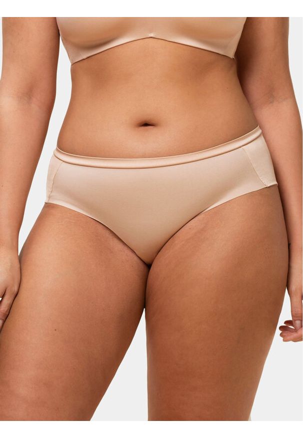 Triumph Bokserki Body Make-Up Soft Touch 10193532 Beżowy. Kolor: beżowy. Materiał: syntetyk