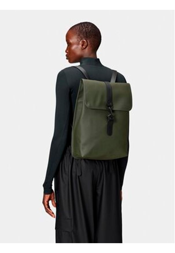 Rains Plecak Rucksack W3 13500 Zielony. Kolor: zielony. Materiał: materiał
