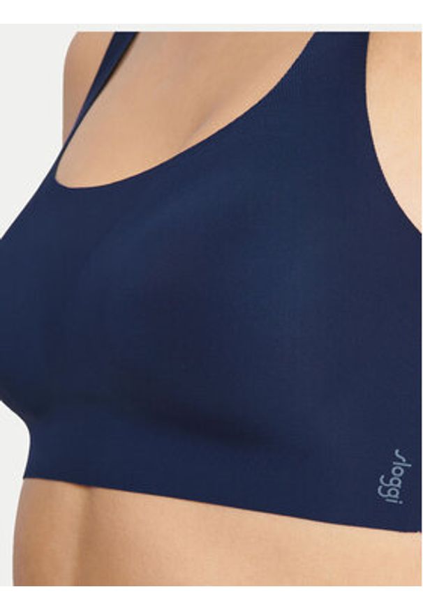 Sloggi Biustonosz top Zero Feel 10217786 Granatowy. Kolor: niebieski. Materiał: syntetyk