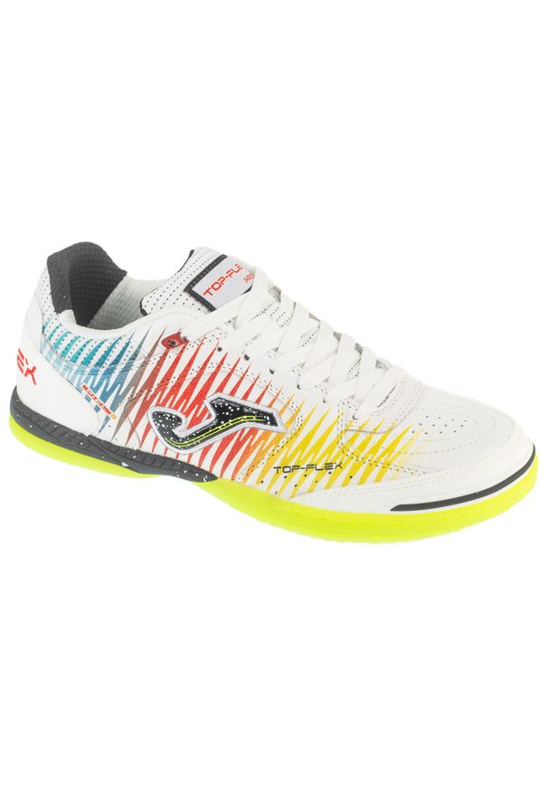 Joma - Buty halowe do piłki nożnej męskie, Top Flex 25 TOPS IN. Kolor: biały. Sport: piłka nożna