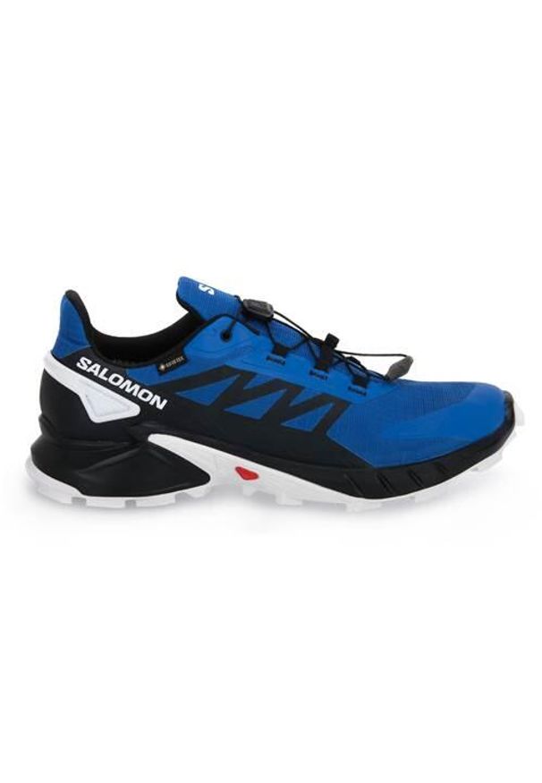 salomon - Buty do biegania męskie Salomon Supercross 4 Gtx. Kolor: czarny, niebieski, wielokolorowy. Technologia: Gore-Tex. Sport: bieganie