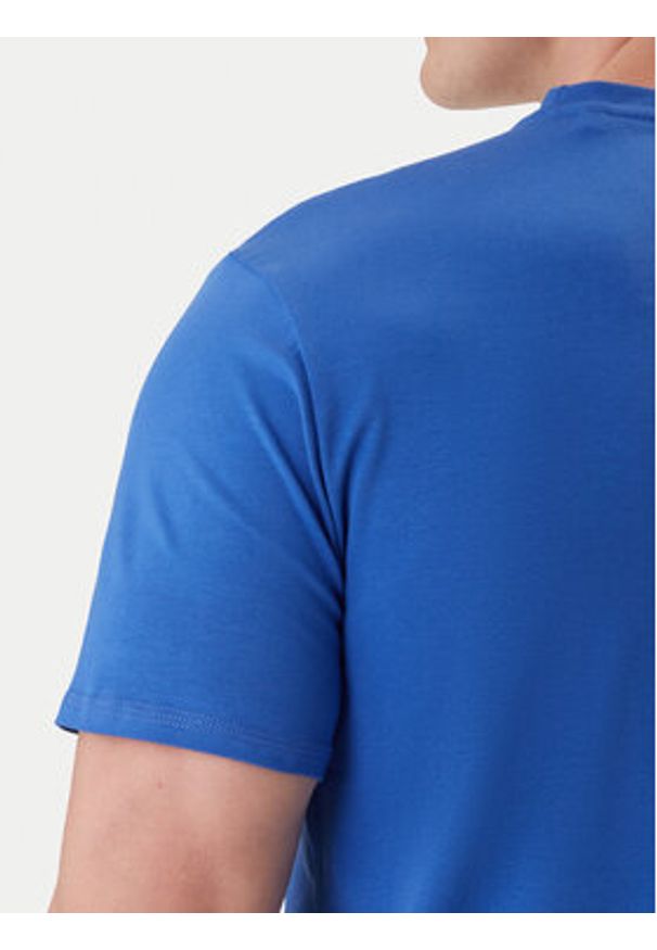 Guess T-Shirt F6GI01 J1314 Niebieski Slim Fit. Kolor: niebieski. Materiał: bawełna