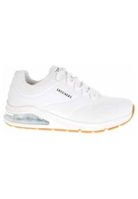 skechers - Buty do chodzenia damskie Skechers Uno 2 Air Around You. Zapięcie: sznurówki. Kolor: biały. Materiał: materiał, tkanina, syntetyk. Szerokość cholewki: normalna. Sport: turystyka piesza