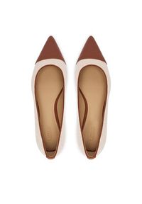 Lauren Ralph Lauren - LAUREN RALPH LAUREN Baleriny 802P10530003 Beżowy. Kolor: beżowy. Materiał: materiał #4