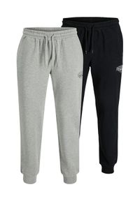 Jack & Jones - Jack&Jones Komplet 2 par spodni Gordon 12286762 Czarny Regular Fit. Kolor: czarny. Materiał: bawełna