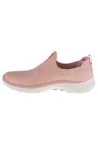 skechers - Buty sportowe Sneakersy damskie, Skechers Go Walk 6. Kolor: różowy. Sport: turystyka piesza