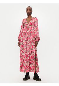 Hugo Sukienka codzienna Kween-1 50516840 Różowy Regular Fit. Okazja: na co dzień. Kolor: różowy. Materiał: syntetyk. Typ sukienki: proste. Styl: casual #1