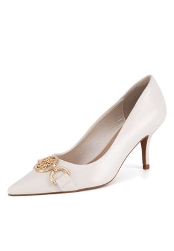 Nine West Szpilki CWBFS128-06 Écru. Materiał: materiał, syntetyk. Obcas: na szpilce