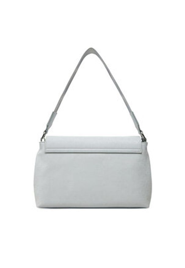Calvin Klein Torebka Ck Must Satchel_Mono K60K613181 Szary. Kolor: szary. Materiał: skórzane