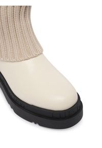 Liu Jo Botki Love 65 SF5121 TX330 Écru. Materiał: skóra #6