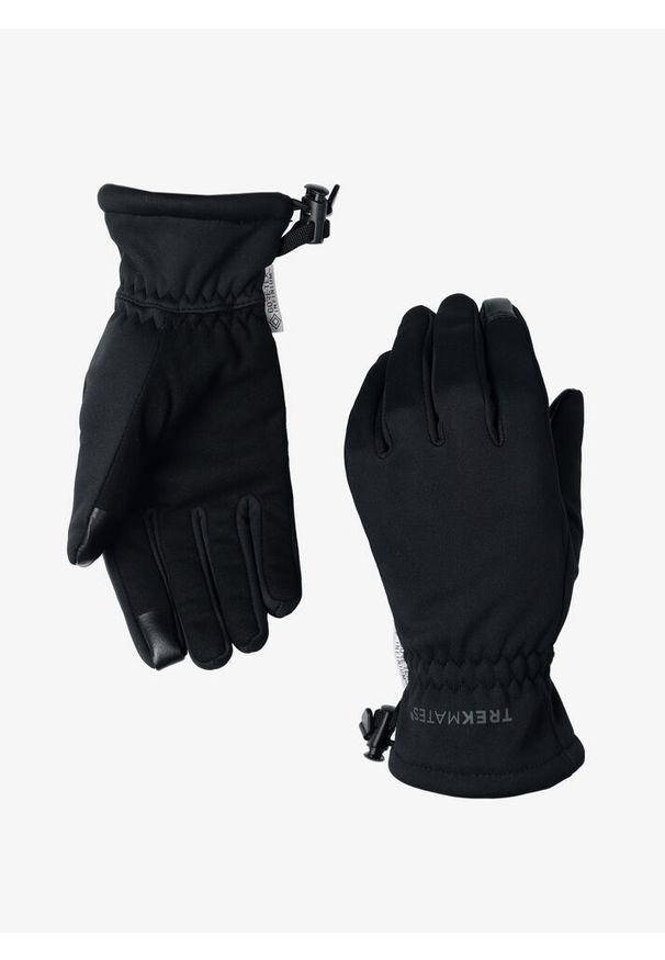 Rękawiczki wiatroszczelne Trekmates Rigg Gloves. Kolor: czarny. Sport: turystyka piesza