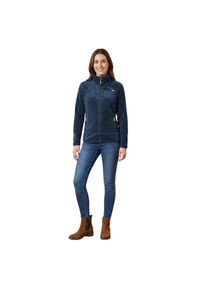 Bluza turystyczna damska Geographical Norway Upaline Basic. Kolor: niebieski. Materiał: poliester #1