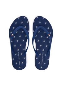 TOMMY HILFIGER - Japonki Tommy Hilfiger. Kolor: niebieski. Obcas: na platformie #1