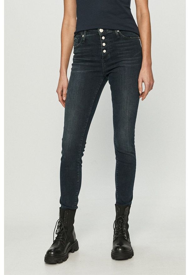 Mustang – Jeansy Mia Jeggings. Stan: podwyższony. Kolor: niebieski