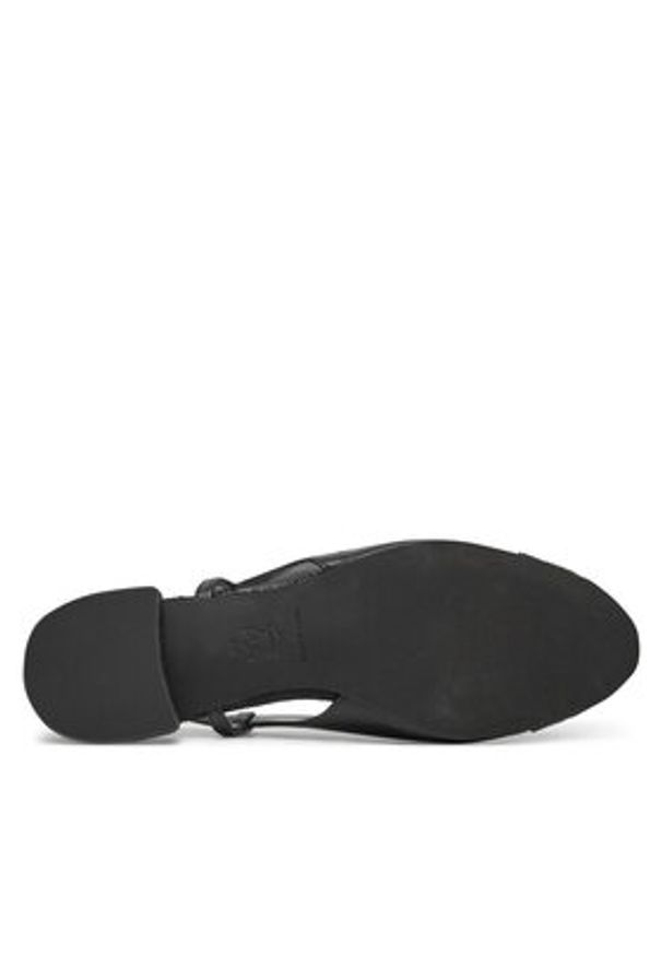 Tory Burch Sandały Cap-Toe Pave Singback Pump 160256 Czarny. Kolor: czarny. Materiał: skóra