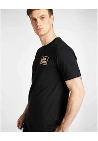 Lee - MĘSKI T-SHIRT LEE JEANS TEE REGULAR FIT BLACK L65LFE01. Materiał: jeans #3