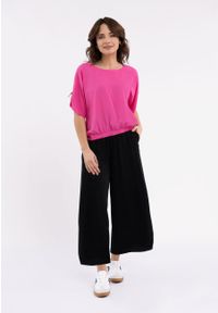 Volcano - Bluzka z krótkim rękawem C-MISTA. Materiał: wiskoza, materiał. Długość rękawa: krótki rękaw. Długość: krótkie. Wzór: gładki. Sezon: lato #1