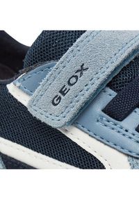 Geox Sneakersy B Kilwi Boy B45A7B 02214 CE4F4 S Niebieski. Kolor: niebieski. Materiał: zamsz, skóra