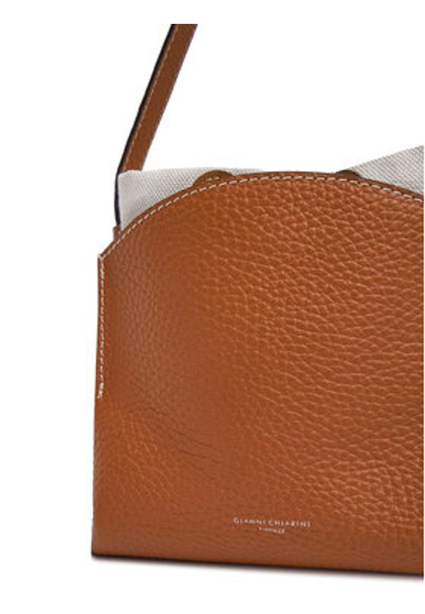 Gianni Chiarini Torebka Asia BS 11235 RNGDBL-NAETN Brązowy. Kolor: brązowy. Materiał: skórzane