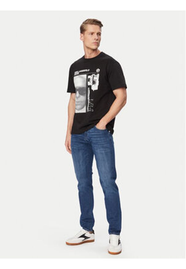 Karl Lagerfeld - KARL LAGERFELD Jeansy 265506-562843 Niebieski Tapered Fit. Kolor: niebieski