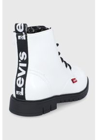Levi's® - Levi's Botki dziecięce kolor biały. Okazja: na spotkanie biznesowe. Nosek buta: okrągły. Kolor: biały. Styl: biznesowy #5