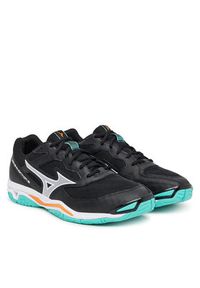 Mizuno Buty halowe Wave Phantom 3 X1GA2260 Czarny. Kolor: czarny. Materiał: skóra. Model: Mizuno Wave #5