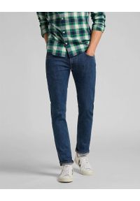 Lee - LEE DAREN ZIP FLY MĘSKIE SPODNIE JEANSOWE JEANSY MID STONE WASH L707NLWL 112118300 #1