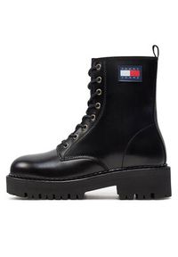 Tommy Jeans Trapery Urban Tommy Jeans Lace Up Boot EN0EN01995 Czarny. Kolor: czarny. Materiał: skóra