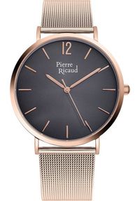 Zegarek Pierre Ricaud Zegarek męski Pierre Ricaud P91078.91R7Q różowe złoto. Kolor: złoty, wielokolorowy, różowy #1