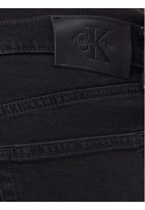 Calvin Klein Jeansy LV04RD902G Czarny Slim Fit. Kolor: czarny